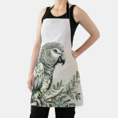 Stijlvolle Parrot All-Over Print Schort (Insitu)