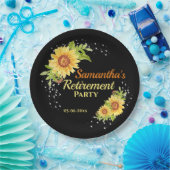 Stijlvolle PARTIJ Floral Sunflower Papieren Bordje (Feest)