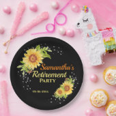 Stijlvolle PARTIJ Floral Sunflower Papieren Bordje (Feest)