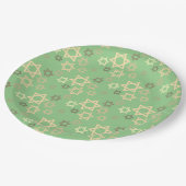 Stijlvolle Pascha Lente Groene Sterren van David Papieren Bordje (Gekanteld)