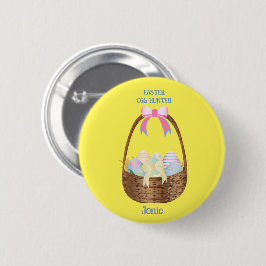 Stijlvolle Pasen Bliss Ronde Button 5,7 Cm