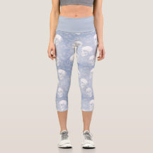 Stijlvolle pastel goth Franse blauwe schedels bota