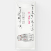 Stijlvolle Pastel Hair Stylist Braid Hairstyle Blo Spandoek (Verticaal)