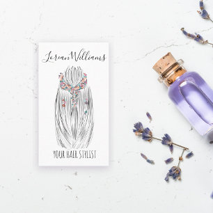 Stijlvolle Pastel Hair Stylist Braid Hairstyle Blo Visitekaartje