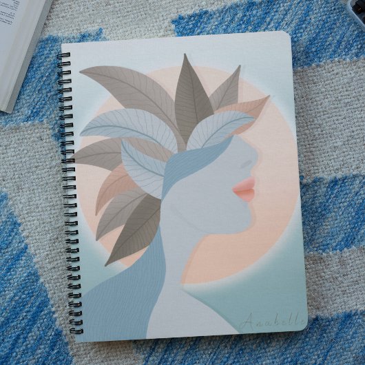 Stijlvolle pastel roze & blauw vrouwen persoonlijk planner