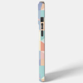 Stijlvolle pastelkleuren geometrisch patroonontwer Case-Mate iPhone case (Achterkant / Links)