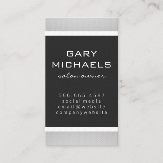 Stijlvolle patronen visitekaartje (Voorkant)