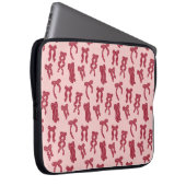Stijlvolle pc-bescherming met nodes laptop sleeve (Voorkant Rechts)