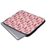 Stijlvolle pc-bescherming met nodes laptop sleeve (Voorkant onderkant)