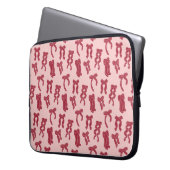 Stijlvolle pc-bescherming met nodes laptop sleeve (Voorkant Links)
