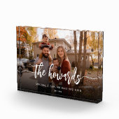 Stijlvolle penseelscriptfoto fotoblokken (Rechts)