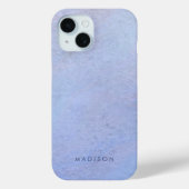 Stijlvolle Periwinkle Paarse Ombre Patroonnaam Case-Mate iPhone Case (Achterkant)
