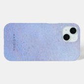 Stijlvolle Periwinkle Paarse Ombre Patroonnaam Case-Mate iPhone Case (Achterkant (horizontaal))