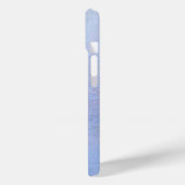 Stijlvolle Periwinkle Paarse Ombre Patroonnaam Case-Mate iPhone Case (Achterkant / Links)