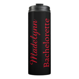 Stijlvolle persoonlijke bridesmaid thermosbeker
