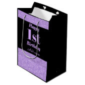 Stijlvolle persoonlijke cadeautas voor 1 verjaarda (Voorkant Gekanteld)