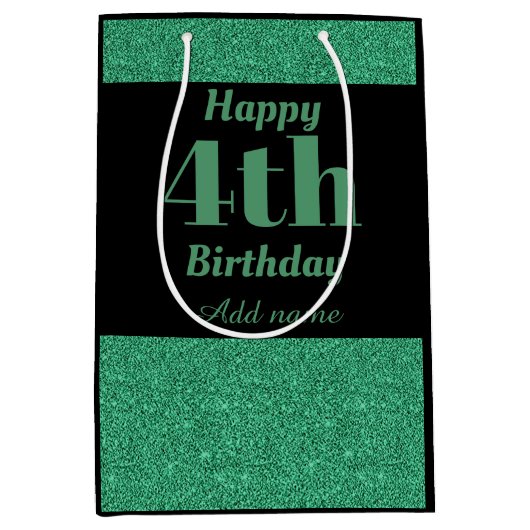 Stijlvolle persoonlijke cadeautas voor vierde verj (Voorkant)