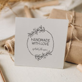 Stijlvolle Persoonlijke Handgemaakte Door Rubberstempel