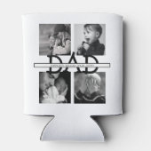 Stijlvolle persoonlijke pap foto Collage Blikjeskoeler (Achterkant)