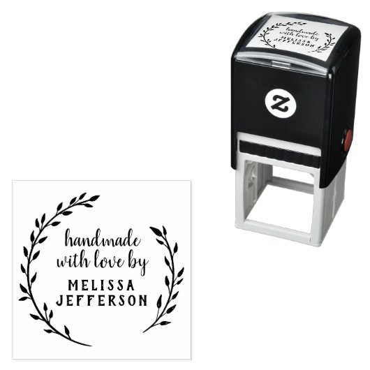 Stijlvolle persoonlijke scripthandleiding gemaakt zelfinktende stempel (In situ)