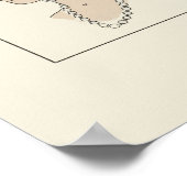 Stijlvolle Petten Franse illustratie Art Deco Poster (Hoek)