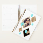 Stijlvolle Photo Diamond geometrisch met Monogram Planner (Display)