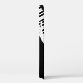 Stijlvolle Piano Keyboard Muzieknoten Monogram Case-Mate iPhone Case (Achterkant / Rechts)