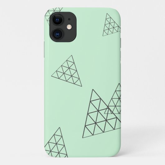 Stijlvolle piramide-driehoek: pasta Case-Mate iPhone case (Achterkant)