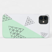 Stijlvolle piramide-driehoek: pasta Case-Mate iPhone case (Achterkant (horizontaal))