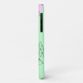 Stijlvolle piramide-driehoek: pasta Case-Mate iPhone case (Achterkant/links)