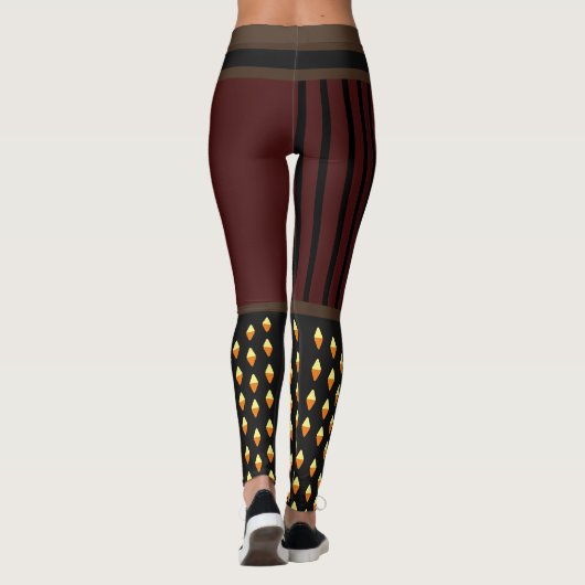Stijlvolle Pirate Halloween kostuum Leggings (Achterkant)