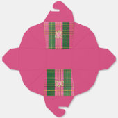 Stijlvolle Plaid Roze en Groen Gouden Kreeft Bedankdoosjes (Ongevouwen)