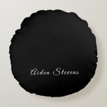 Stijlvolle Plain Black & White Minimalist Naam toe