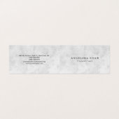 Stijlvolle Plain Simple Grey Professional Visitekaartje (Buitenkant ongevouwen)