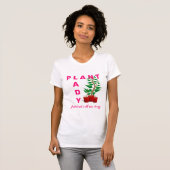 Stijlvolle PLANT LADY T-shirt (Voorkant volledig)