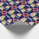 Stijlvolle Polar-Beer naam typografie Cadeaupapier (Hoek)