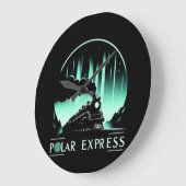 Stijlvolle Polar Express-trein Grote Klok (Hoek)