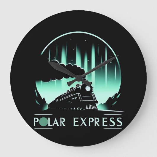 Stijlvolle Polar Express-trein Grote Klok (Voorkant)