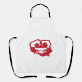 Stijlvolle Polen Polska Poolse adelaar Schort (Voorkant)