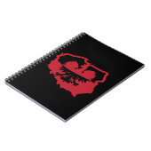 Stijlvolle Polen Polska vlag Notitieboek (Linkerzijde)