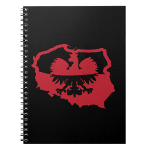 Stijlvolle Polen Polska vlag Notitieboek