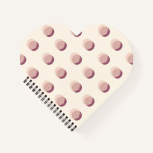 Stijlvolle Polka Dots Paarse Notitieboek