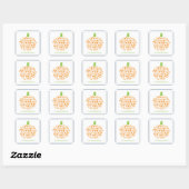 Stijlvolle Pompoen Halloween Gift Label Stickers (Vel)
