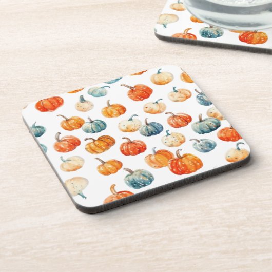 Stijlvolle pompoenen bier onderzetter (Linkerzijde)