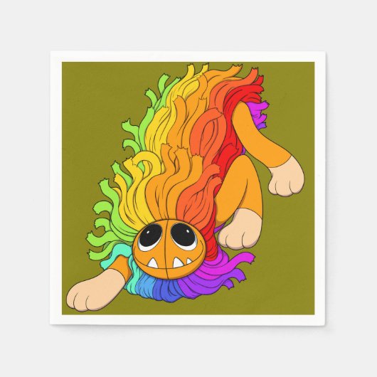 Stijlvolle pop cocktail servet (Voorkant)