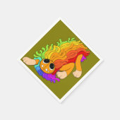 Stijlvolle pop cocktail servet (Hoek)