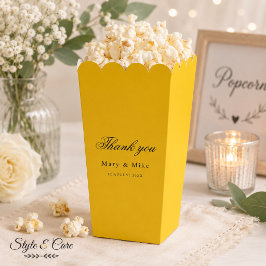 Stijlvolle Popcorn Favor Doos voor Elke Viering Bedankdoosjes