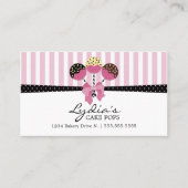 Stijlvolle Poppen bakkerij Visitekaartje (Voorkant)