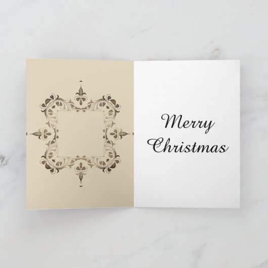 Stijlvolle Prachtige man kerstkaart Feestdagen Kaart (Binnen)