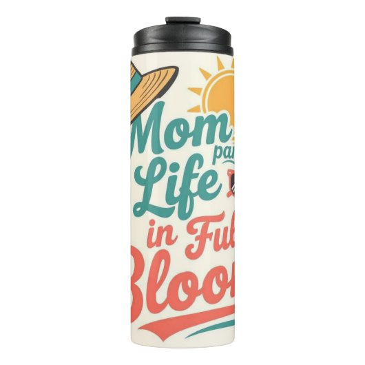 Stijlvolle & Praktische Koffiekop voor Bezige Mama Thermosbeker (Voorkant)